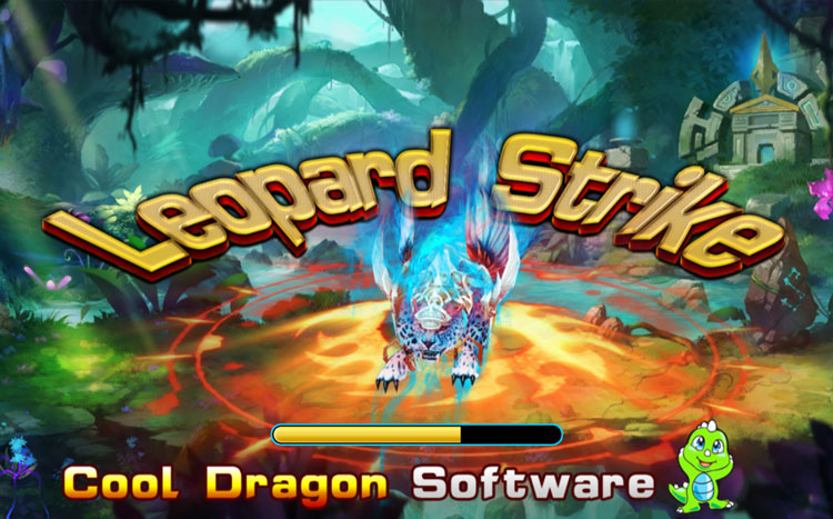 Máy chơi trò chơi câu cá arcade 4 người chơi vận hành bằng tiền xu Leopard Strike Fish Table