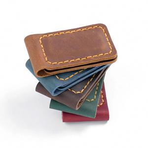 Cartera de Cuero Vacuno de Lujo Hecha a Mano con Cierre Magnético, Tarjetero, Clip para Billetes, Delgada y Portátil para Hombre - Product Image 5