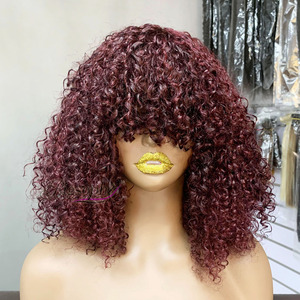 Perruque SDD en gros, 14 pouces, coupe pixie avec frange, 300g, disponible en différentes couleurs - Product Image 5