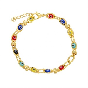 Bracelet Marinier en Acier Inoxydable Doré Style Italien, Chaîne Figaro Œil Porte-Bonheur, Bracelets Hip Hop pour Bijoux Femme et Homme – Vente en Gros - Product Image 6