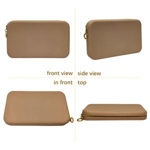 Closure <b>Mini</b> Wallet Fashionable Portable Silicone Waterproof Storage <b>Pouch</b> Coin Purse With Metal Zipper Head - Product Image 5