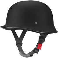Casque de moto rétro en ABS, style allemand, demi-casque, casque de pilote universel