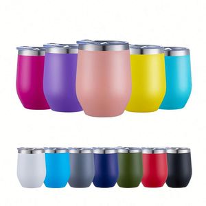 Vente en gros de gobelets isothermes en acier inoxydable de 12 oz avec couvercle, gobelets arc-en-ciel, tasses et mugs en gros, livraison gratuite - Product Image 5