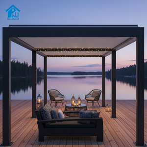 Pérgola <span class=keywords><strong>de</strong></span> Calidad Sweet Home, Gazebo, Pabellón, Venta <span class=keywords><strong>de</strong></span> Fábrica, Productos Nuevos, Pérgola Motorizada con Techo <span class=keywords><strong>de</strong></span> Láminas - Product Image 5