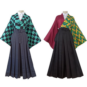 Disfraz de Cosplay de Kamado Tanjirou, <span class=keywords><strong>Nezuko</strong></span>, Kochou <span class=keywords><strong>Shinobu</strong></span>, Tomioka Giyuu, Kanroji <span class=keywords><strong>Mitsuri</strong></span>, Tsuyuri Kanao, Kimono, Vestido de Anime, 2025 - Product Image 4