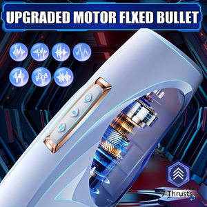 4in1自動男性用オナホール、発音機能付き、7つの吸引、7つの突き出し、10種類の振動モード搭載、男性用セックス玩具 - Product Image 3