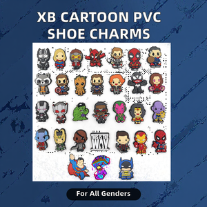 Accessoires de décoration de chaussures en PVC personnalisés en gros, motifs LED, fleurs, personnages de dessins animés, anime, boucles, breloques unisexes pour sabots - Product Image 2