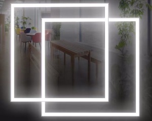 Vente chaude plafond led cadre panneau lumineux 600x600 300x1200 600x1200 carré encastré montage aluminium éclairage - Product Image 4