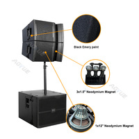 Système audio V932, enceinte colonne simple 12 pouces passive/active, pour extérieur, mariage, église.
