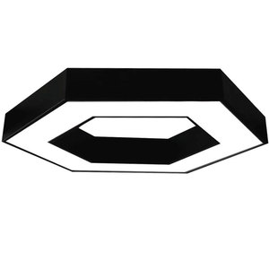 Lámpara Colgante LED de Estilo Industrial para Oficina, Forma Hexagonal Irregular, Cobertura de 10-15 m², Ideal para Centros Comerciales, Gimnasios y Supermercados - Product Image 2
