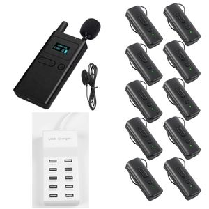 Système de guide touristique sans fil Transmission vocale avec étui de transport pour l'enseignement Guides touristiques de conférence <span class=keywords><strong>Commentaire</strong></span> silencieux - Product Image 5
