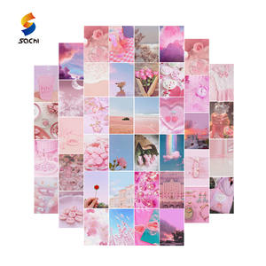 Kit de collage de cartes postales personnalisées 4x6 5x7, décoration murale, autocollants muraux, affiche photo, kit de collage de cartes postales brillantes - Product Image 1