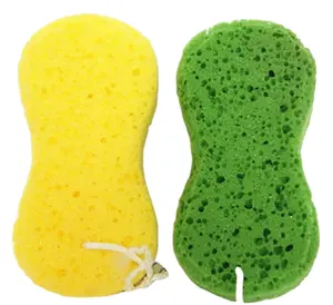 Kitchen scrub cellulose cleaning sponge Cleaning Products Handle Magic Foam Sponge
