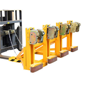 Abrazaderas para montacargas eléctrico con elevador de tambor hidráulico giratorio para tambores de aceite de plástico de 200L, altura máxima de elevación de 850mm - Product Image 3