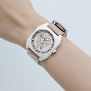 Reloj de Cuarzo para Mujer, Reloj Luminoso de Silicona con Bloques de Color para Hombre, Resistente al Agua - Product Image 4
