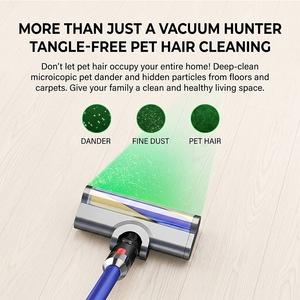 Tête de brosse électrique pour sols, compatible avec les aspirateurs sans fil <span class=keywords><strong>Dyson</strong></span> V7 V8 V10 V11, pour tapis et sols durs - Product Image 3