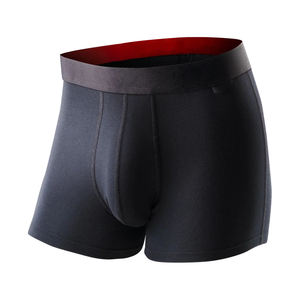 कस्टम लोगो अंडरवियर पुरुष बांस/मॉडल/कॉम्ब कॉटन बॉक्सर कच्छा पुरुष थोक पुरुषों का बॉक्सर कच्छा रेशम सांस लेने योग्य ट्रेंडी शॉर्ट - Product Image 4