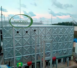 Tour de réservoir <span class=keywords><strong>d</strong></span>'<span class=keywords><strong>eau</strong></span> en acier galvanisé par métal surélevé de qualité supérieure de 100m 3 Offre Spéciale - Product Image 3