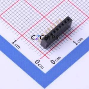 X1311FR-09-C43D24 Pin Socket Bent Lead Through Hole,P=1.27mm Connector 1x9P 1.27mm Square Hole Right Angle Insert - Product Image 1