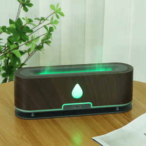 Nuevo humidificador con lámpara de llama de 0.5L con luces de colores y difusor de aroma para uso doméstico en interiores. - Product Image 2