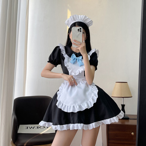 Classic Black White Maid Outfit Cat Maid Japanese Akihabara Cosplay Costume Polyester Fiber Summer 2022 Anime Role Playing - Product Image 1