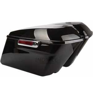 Sacoches rigides étendues pour Harley Touring Road King Street Glide Road Glide Electra Glide 2014-2024 Noir Vif - Product Image 2