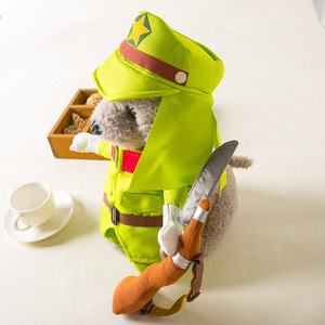Usine <span class=keywords><strong>prix</strong></span> de gros personnalisé soldat <span class=keywords><strong>japonais</strong></span> vêtements pour animaux de compagnie manteau Simple <span class=keywords><strong>chien</strong></span> Costume Hot Dog Costume vêtements d'hiver pour <span class=keywords><strong>chien</strong></span> - Product Image 3