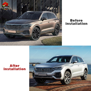Upgrade R stile paraurti auto grill minigonne laterali diffusore posteriore kit corpo ruota per <span class=keywords><strong>Volkswagen</strong></span> <span class=keywords><strong>Touareg</strong></span> <span class=keywords><strong>2018</strong></span> - Product Image 6