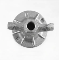 Écrous à oreilles pour construction industrielle et barres de tirage, écrous de coffrage - Pièces de connexion pour échafaudages en acier peint/galvanisé