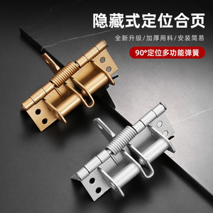 <b>Spring</b>-loaded <b>Hinge</b> 4-inch Full Mortise Concealed Furniture <b>Hinge</b> With Soft Closing Feature Modern Design - Product Image 3