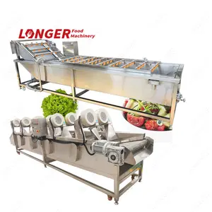 Industrial Air Bubble Fruit Lettuce Washer Salad Vegetable Washing Machine For Vegetables