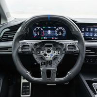 Volant sport en cuir et fibre de carbone, modification pour Volkswagen CC Magotan Tiguan Passat Camry