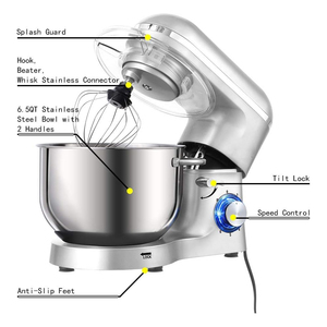 Personnalisé 10L Maison Debout Pâte Alimentaire Gâteau Mélangeur Planétaire Électrique Maison Cuisine Double Pâte Crochets Mélangeurs Alimentaires - Product Image 3