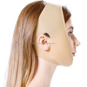 Prenda de Compresión Médica, Vendaje Elástico para Liposucción, Soporte Facial Mandibular, Moldeador de Cabeza en <span class=keywords><strong>V</strong></span>, Control Firme, Top de Spandex, 1 Pieza - Product Image 2