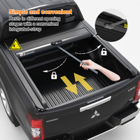 Accessoires 4x4 Zolionwil, couvercle de benne à rouleaux manuel rétractable pour pick-up Mitsubishi Triton L200