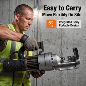 <span class=keywords><strong>Cisaille</strong></span> hydraulique électrique portable RC32 220V, conception portative pour la découpe de barres d'armature sur site dans les travaux de bétonnage - Product Image 5