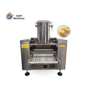 Fully automatic chapati dough sheeter thousand layer cake commercial industrial pancake making machine pancake maker machine