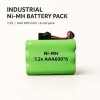 Pack de batteries rechargeables Ni-MH 7,2 V 600 mAh 6 * AAA pour l'électronique grand public, les jouets et les appareils ménagers