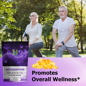 OEM ODM Astaxanthin Softgels MCT Oil 12MG Naturally Occurring Carotenoid Antioxidant Promote Overall Wellness Dietary Splement - Product Image 5