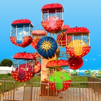 Kinderattraktion Vergnügungspark Fahrgeschäfte Themenpark 12-Sitzer Mini-Riesenrad für Kinder