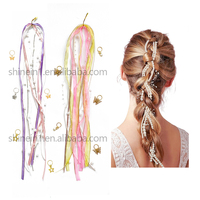 Shinein émail pendentif cheveux tresse pince or cheveux manchette anneaux Loc bijoux tresse Crochet accessoires cheveux bijoux Dreadlock perles