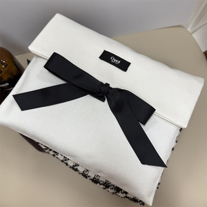 Bolsa de Algodón Muselina con Logotipo Personalizado, Bolsa de Algodón Blanca con Cierre de Cinta, Bolsa para Ropa, Bolsa para Cosméticos - Product Image 6