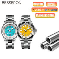 Montre automatique de luxe pour homme avec lunette en céramique OEM, mouvement NH35, plongée, lumineuse, mécanique, analogique, verre saphir, étanche 5 ATM