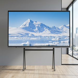 Tableau blanc interactif électronique intelligent multi-touch OPS avec écran plat LCD 4K de 75 pouces pour l'enseignement et l'utilisation au bureau - Product Image 1