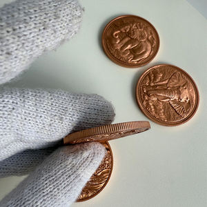 ميدالية نحاسية مستديرة عالية الوضوح بوزن 1 أونصة، تصميم حيوانات برية، نقية 999، تضم الفيل والدب القطبي والدولفين، بيع مباشر من المصنع بالجملة - Product Image 6