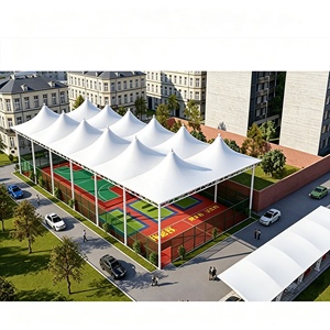 Structure tendue pour toit de terrain de sport, toit de stade, toit de terrain de tennis, toit de terrain de padel, fabricant de tentes pour toits sportifs - Product Image 4