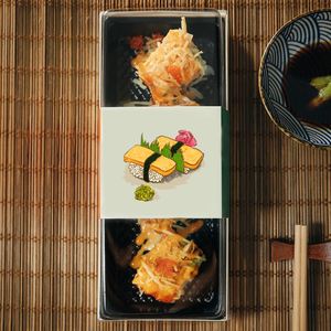 Estick hộp Takeaway <span class=keywords><strong>Sushi</strong></span> bánh ngọt tráng miệng bánh Tiramisu bánh gỗ thực phẩm gỗ hộp đóng gói Hộp bao bì bằng gỗ <span class=keywords><strong>Sushi</strong></span> - Product Image 4