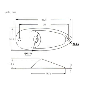 Soket Gitar Model Perahu Warna Merah Tembaga Perunggu Emas Grosir dengan Sekrup untuk Suku Cadang Gitar - Product Image 6