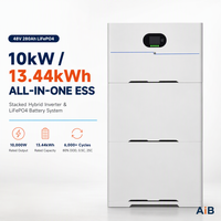 Inverter Solare Ibrido Modulare All-in-One LiFePO4 di Grado A con Batteria 10kW 13.44kWh 6000 Cicli per Alimentazione di Backup Domestica