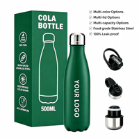 Coffret cadeau Bouteille d'eau légère en acier inoxydable, gourde isotherme sous vide, emballage haut de gamme, logo personnalisé, événements d'entreprise, promotion